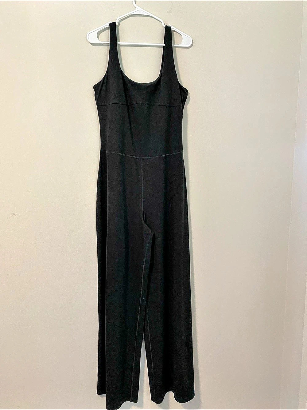 Fabletics Black Wide-Leg Jumpsuit Size XL Like New